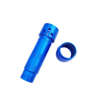 Turret draaibank CNC draaien aluminium 6061 laserlamp behuizing zaklamp Shell