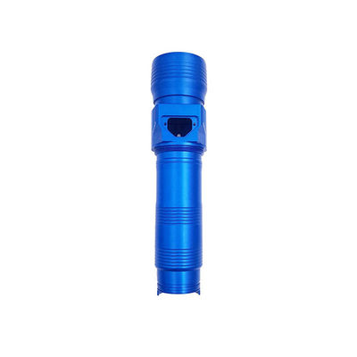 Turret draaibank CNC draaien aluminium 6061 laserlamp behuizing zaklamp Shell