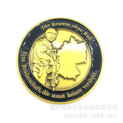 Dubbelzijdige verwerking Zinklegering Die Casting Herdenkingsmunten