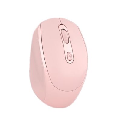 De roze Draadloze van de Muisbluetooth van de Muisvorm Navulbare Stille van het de Wijzespel Dubbele van de Muismakaron Multikleur