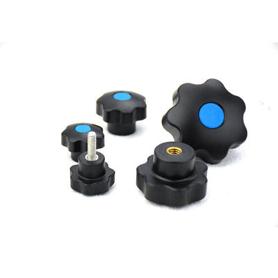 0.01mm Injectie het Vormen Nylon Plum Blossom Knob Mechanical Handwheel Nylon Zeven Sterhandvat