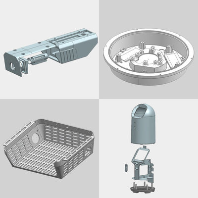 0.01mm Precisie het Plastic Injectie Vormen van ABS Shell