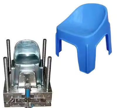 Plastic Chair Injection Moulding Machine Blow Mold Single of Multiple Mould Cavities