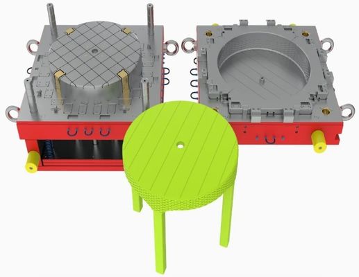 Op maat gemaakte hoogwaardige kleine baby grote volledige volwassen kantoor plastic meubels tafel kruk stoel stoel injectievormvorm
