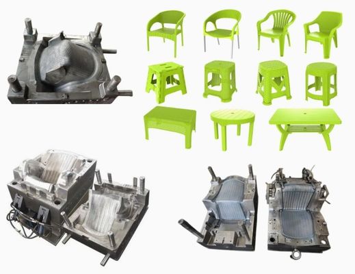 Op maat gemaakte hoogwaardige kleine baby grote volledige volwassen kantoor plastic meubels tafel kruk stoel stoel injectievormvorm