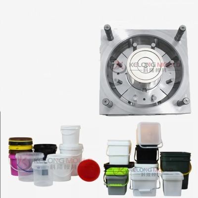 4L 10L 20L Ronde Plastic Bucket Mould PP Verf Bucket Injection Mold
