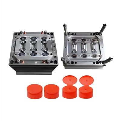Hoogwaardig gemaakt injectie plastic Flip Top Cap Mould / Cap voor flessen schimmel
